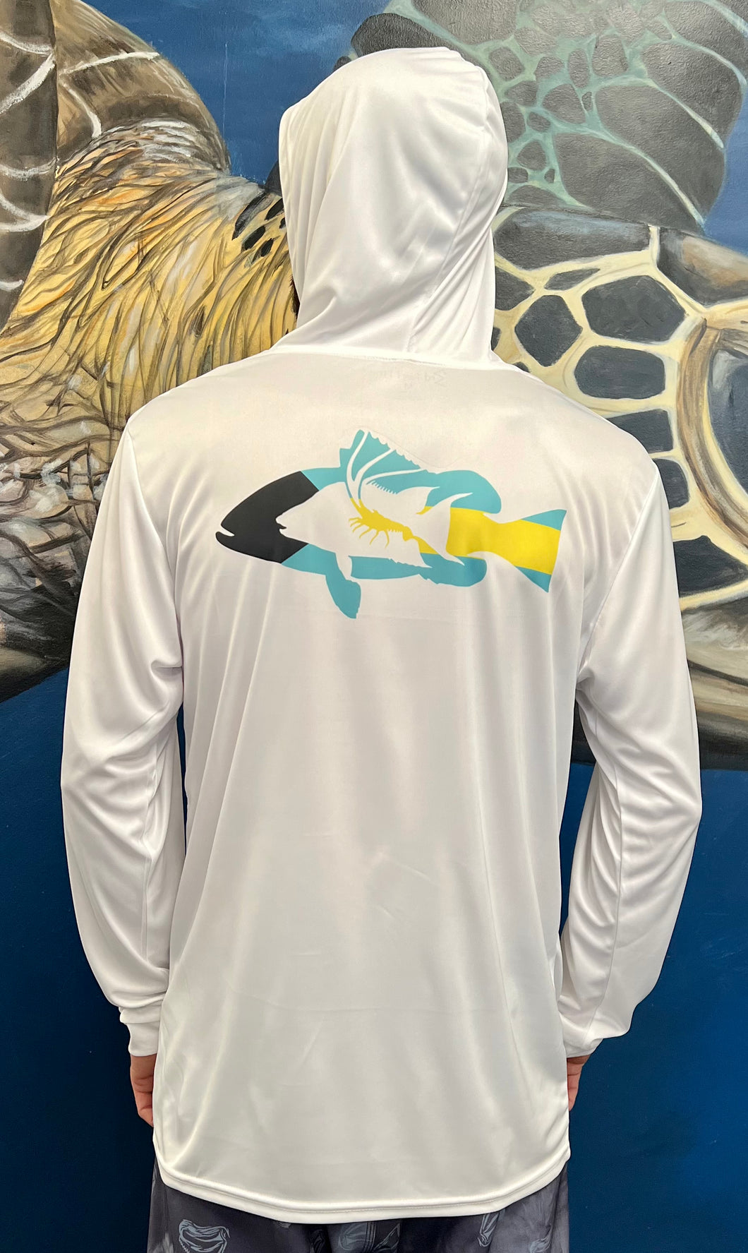 White Tortuga with Bahama Diver Design